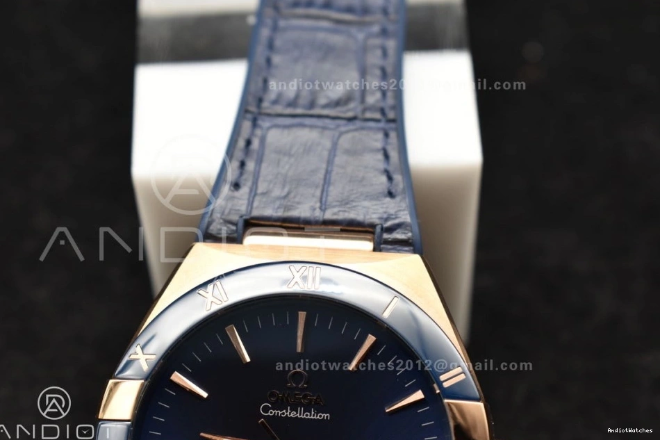 A8900 Dial Blue Ceramic Best On VSF Super Edition Durable Clone Blue Blue 541 YG Gummy Constellation Strap 1:1 1111